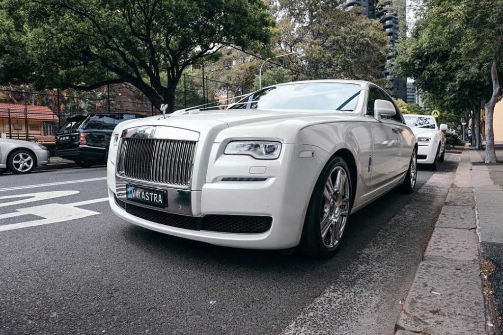 Chauffeur Brisbane service with professional driver and premium vehicle in city setting