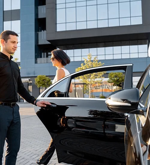 Chauffeur hire in Brisbane with professional driver and luxury vehicle